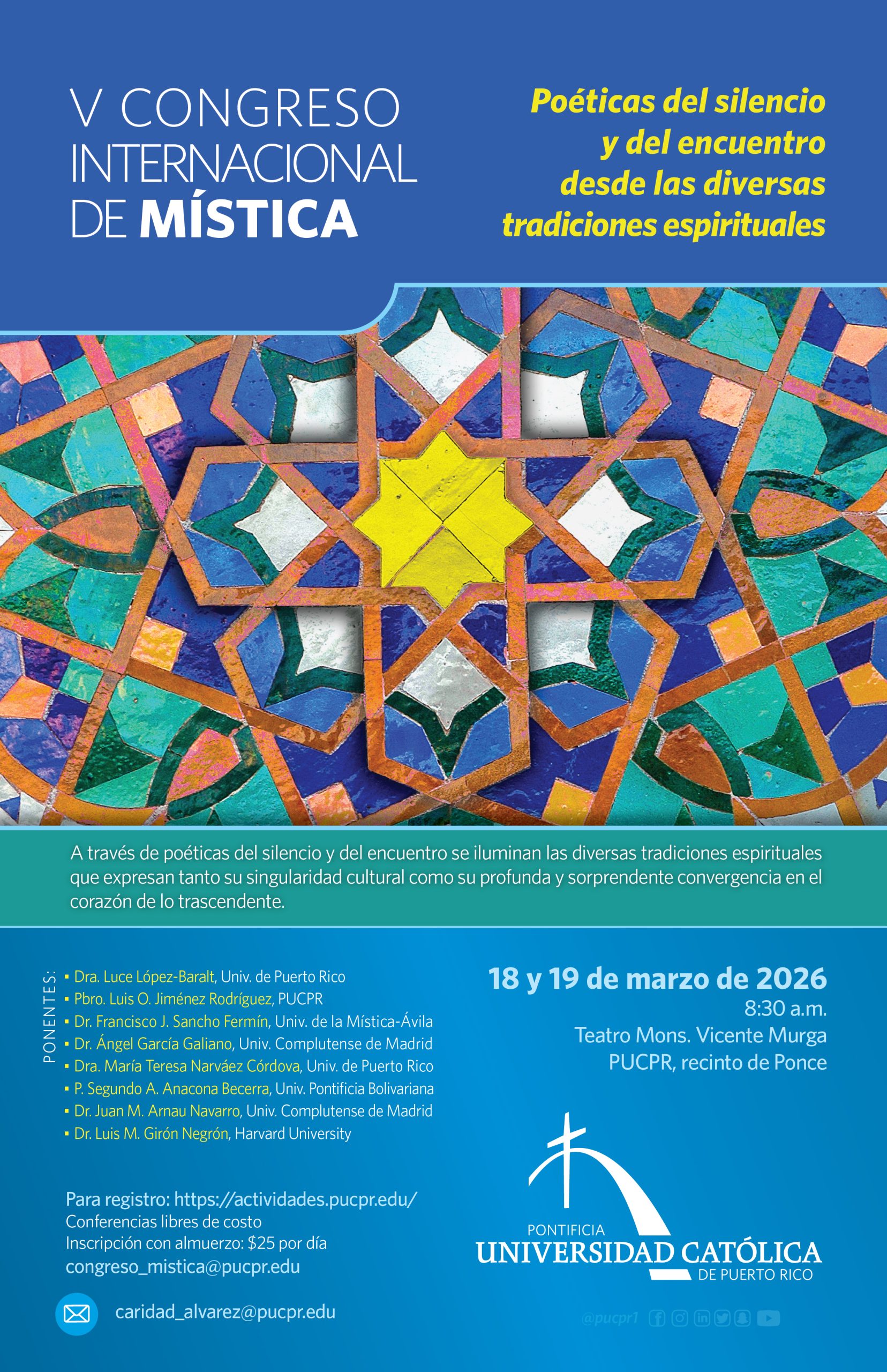 AFICHE - V Congreso Internacional de Mística